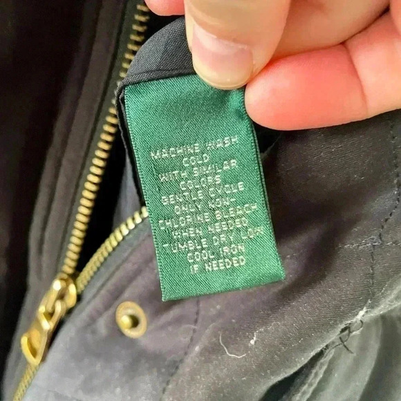 Ralph Lauren Women’s Black Quilted Jacket SZ S - Picture 5 of 5